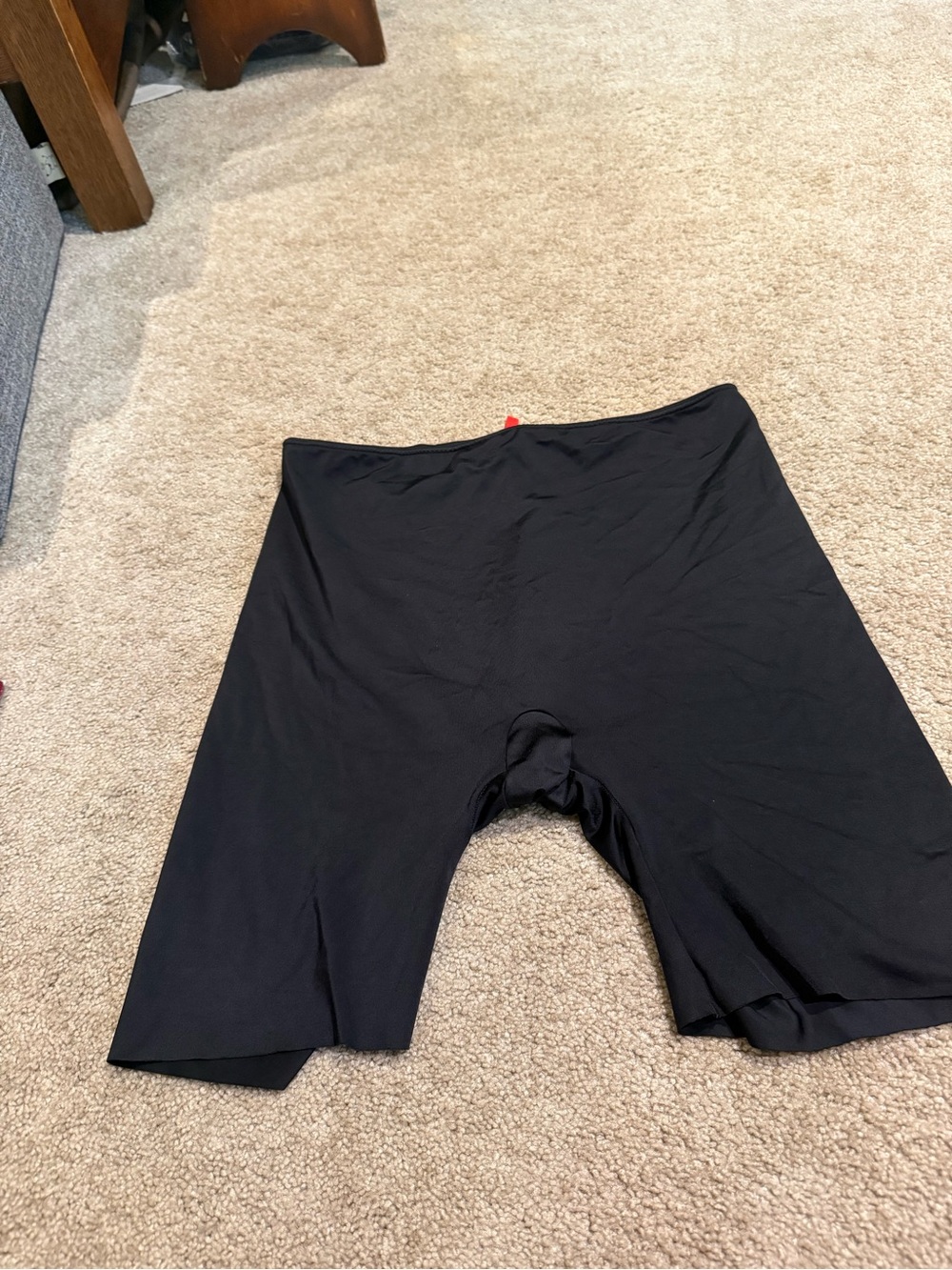 SPANX Slimplicity Black High-Waisted Mid-Thigh Shaping Shorts Size 1X